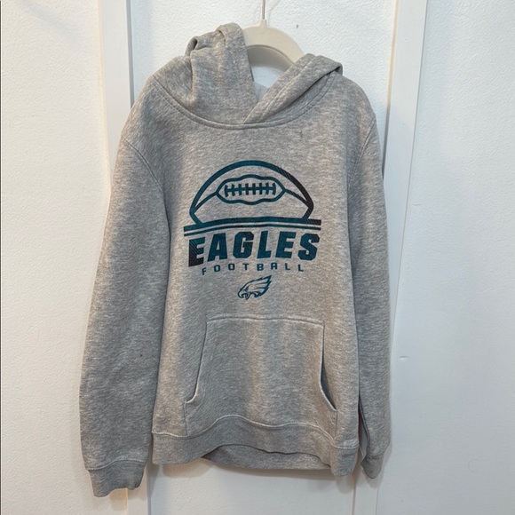 Eagles Kids Gray Hoodie - Picture 1 of 3